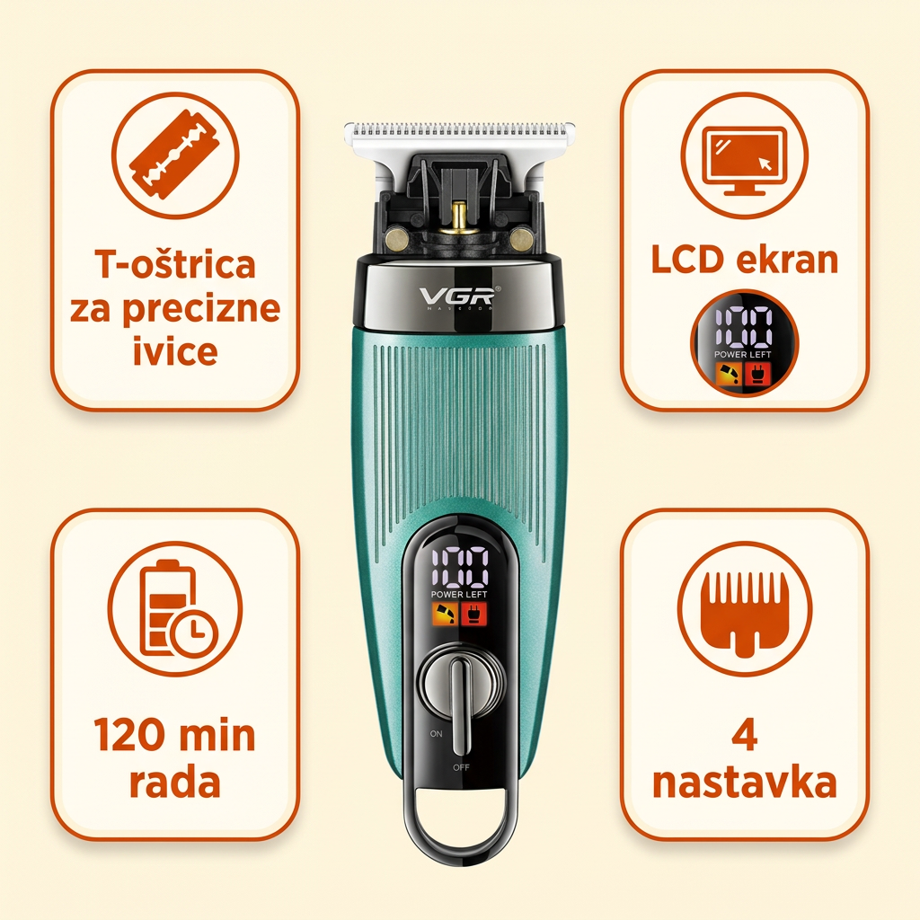 VGR trimer – prednosti