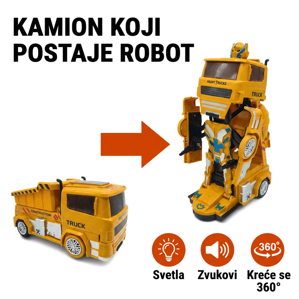Kamion koji postaje robot