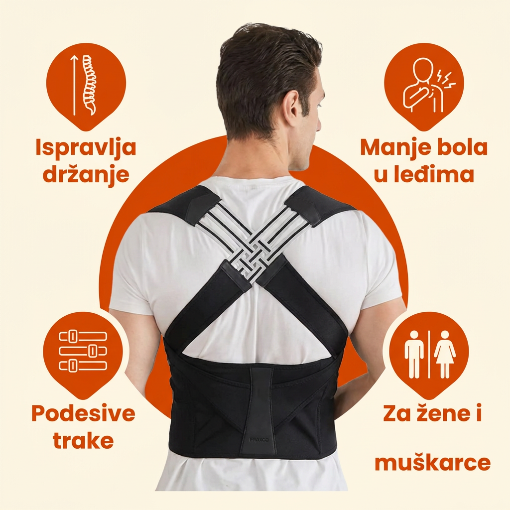 Korektor držanja – prednosti