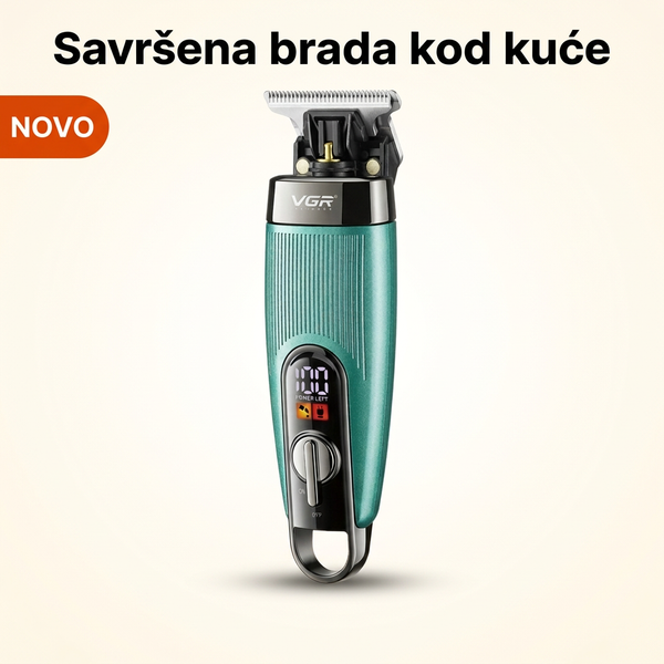 VGR trimer za bradu i kosu sa LCD ekranom