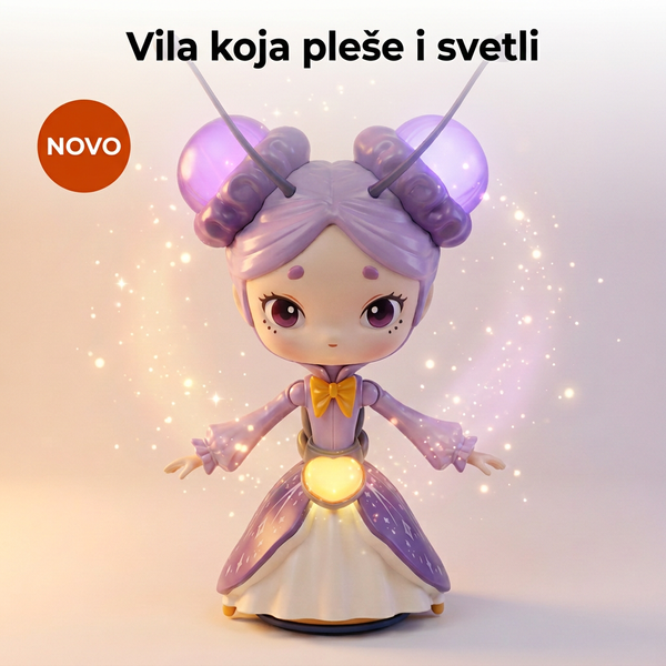 Plešuća princeza vila sa svetlima i muzikom