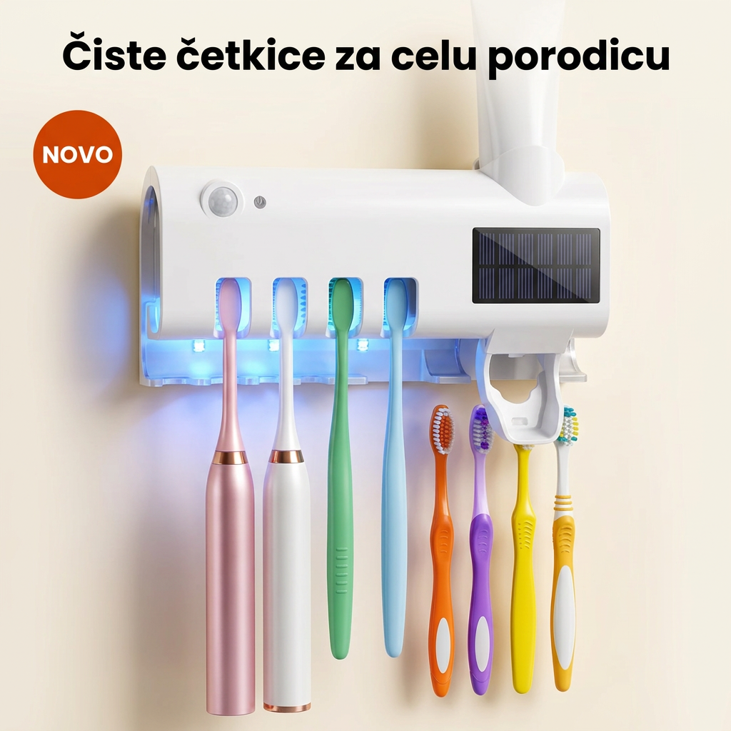 UV sterilizator četkica sa dozerom paste